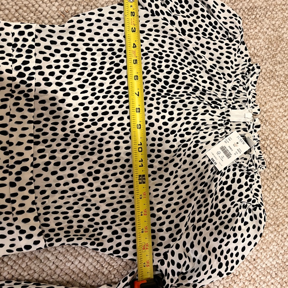 J. Crew Black and White Long Sleeve Dress - Picture 6 of 6